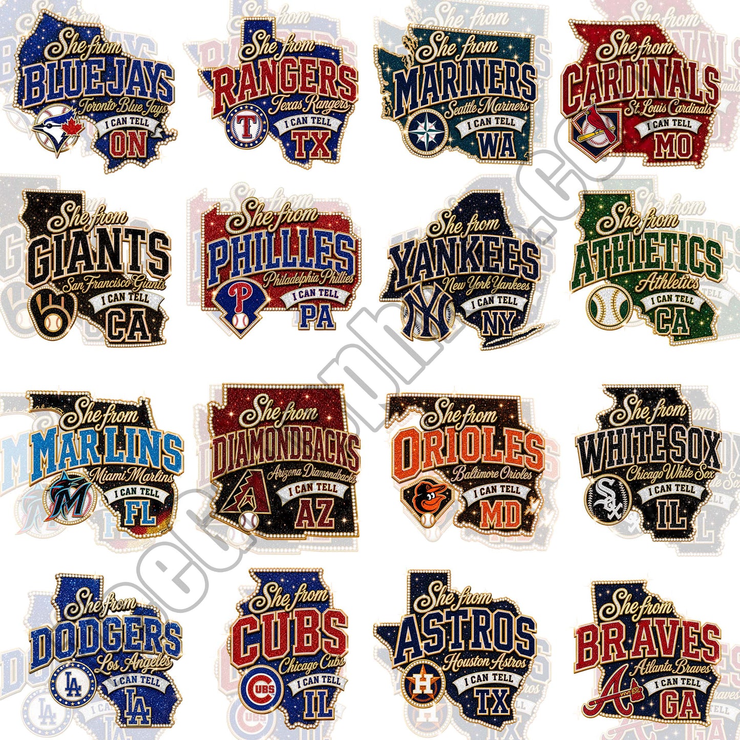 30 She's From MLB T Shirt Designs