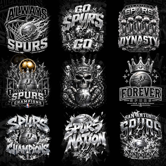 9 Exclusive San Antonio Spurs Designs