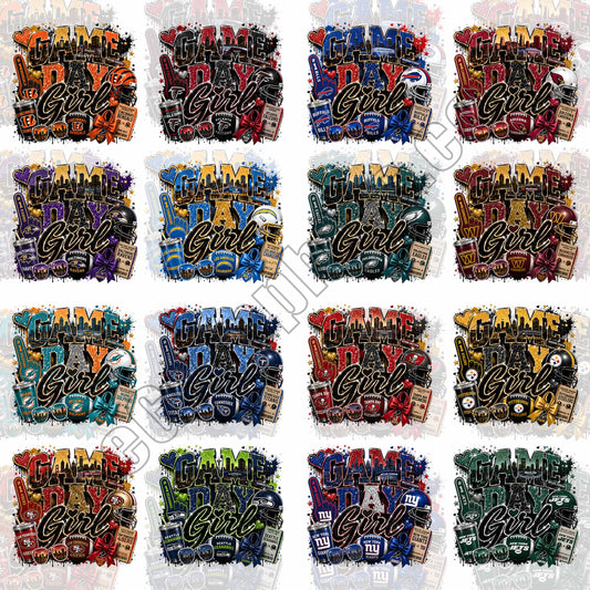 32 Game Day Girl NFL T Shirt Designs FREE College Teams