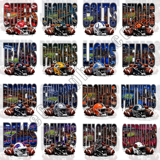 32 Exclusive NFL Designs PNG, FREE College Teams