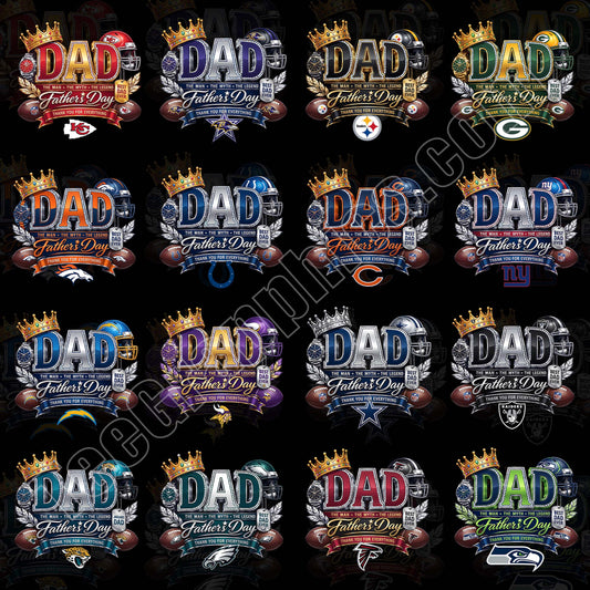 32 Luxury Father's Day NFL Designs FREE College Teams