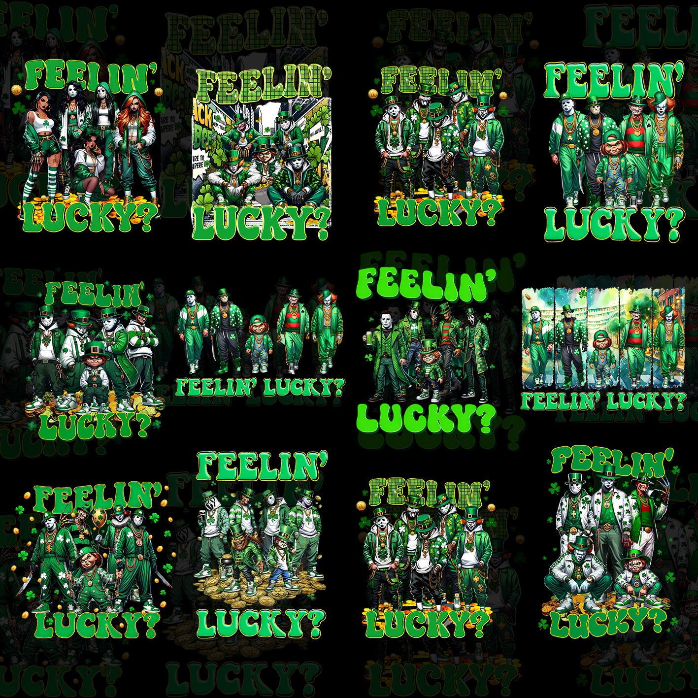 12 Feelin' Lucky St Patrick's Day Designs