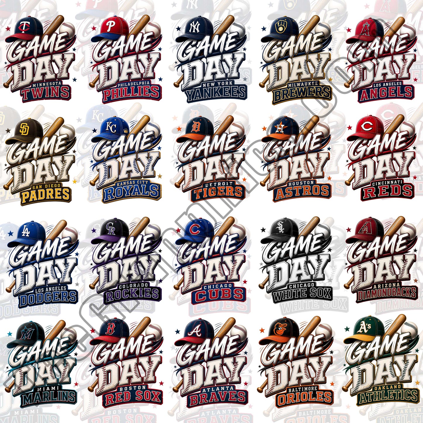 30 MLB Game Day T Shirt Designs