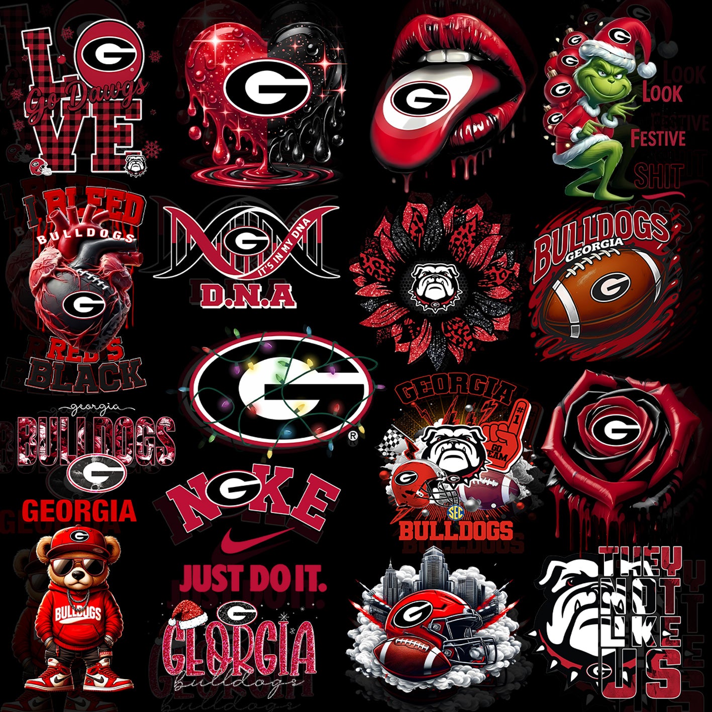 20 Georgia Bulldogs T Shirt Designs