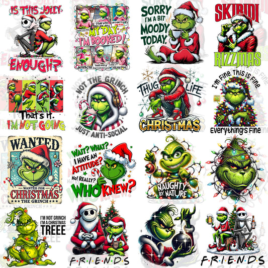 32 Grinch T Shirt Deisgns vol 2