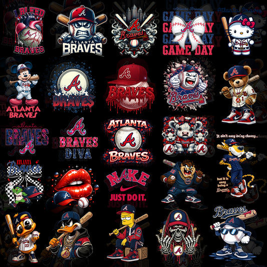 25 Atlanta Brave T Shirt Designs