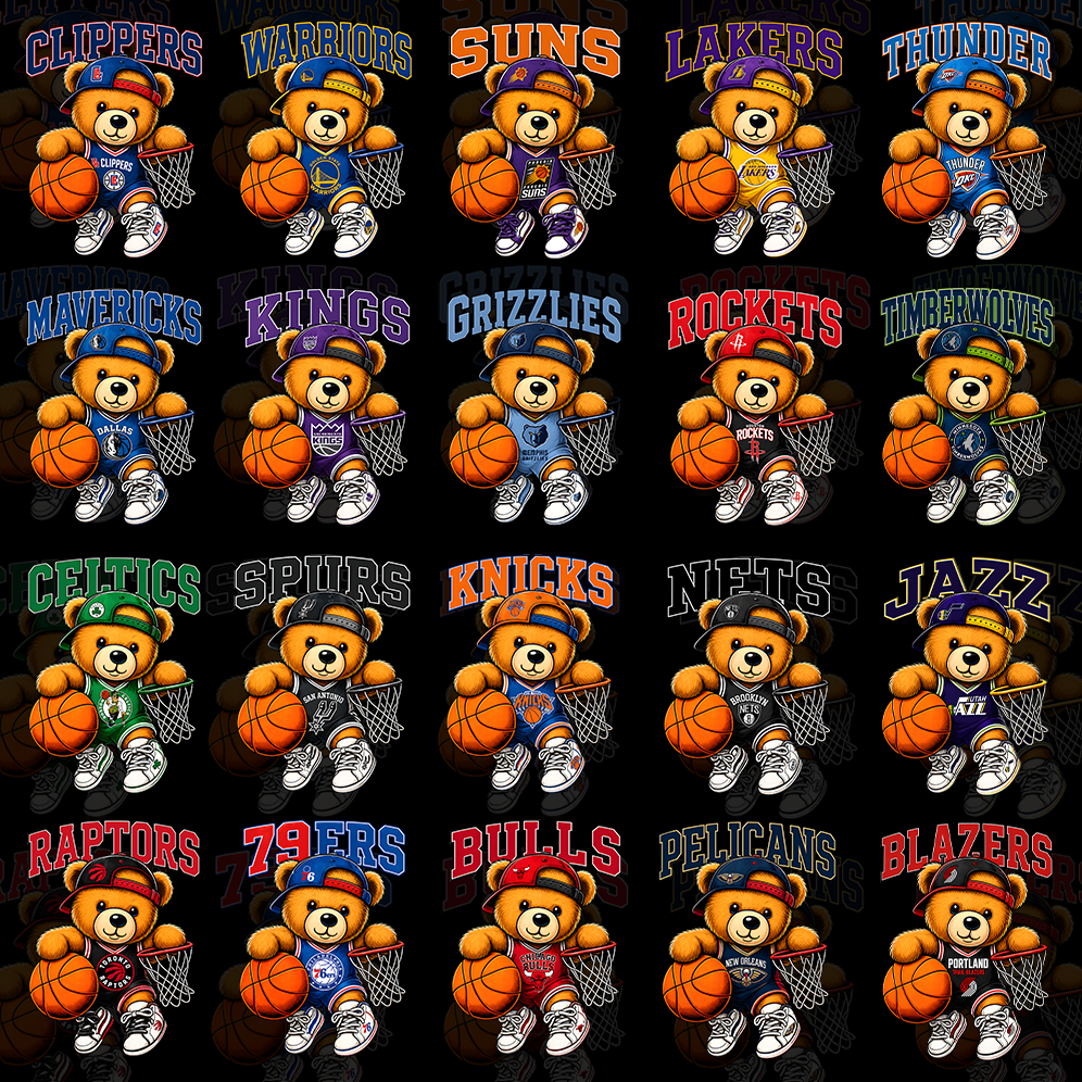 30 Exclusive Teddy NBA T Shirt Designs