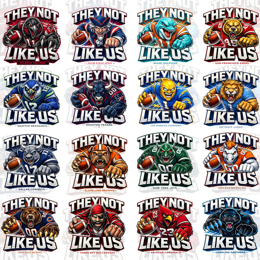 32 NFL Mascot T Shirt Designs