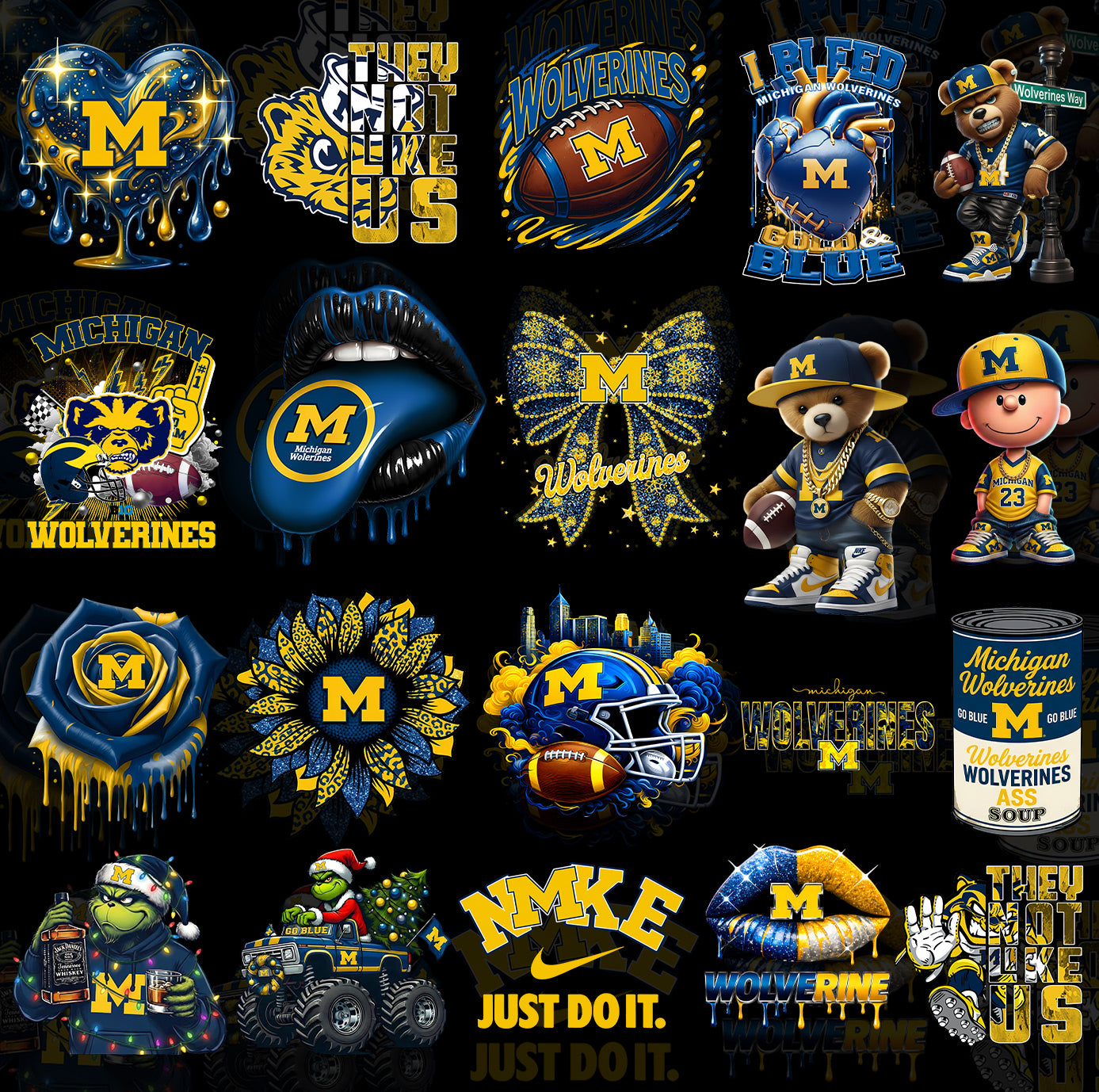 20 Michigan Wolverines T Shirt Designs