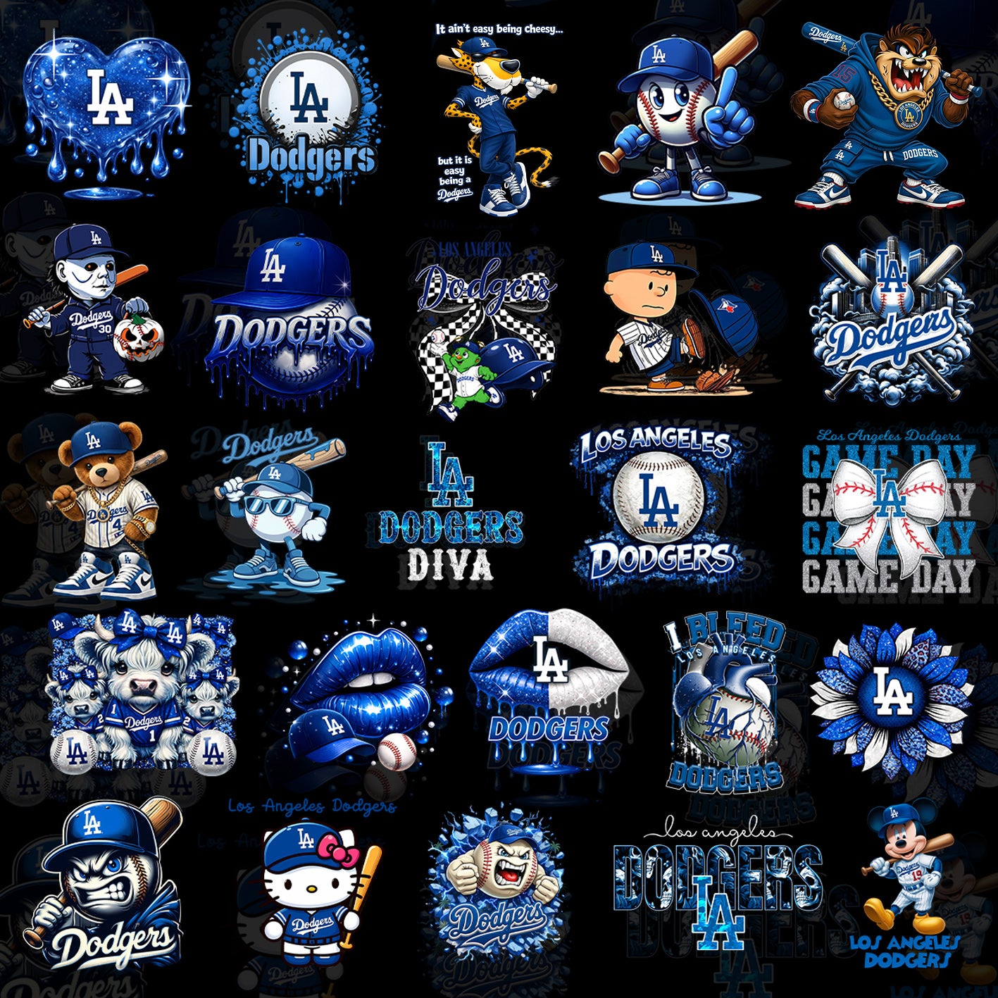 20 Los Angeles Dodgers T Shirt Designs