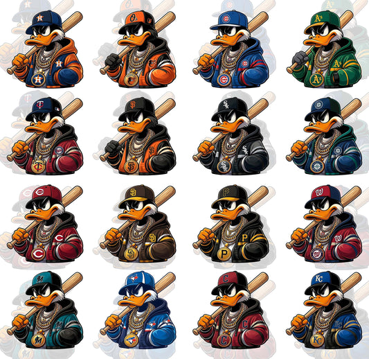 30 Daffy Duck MLB T Shirt Designs