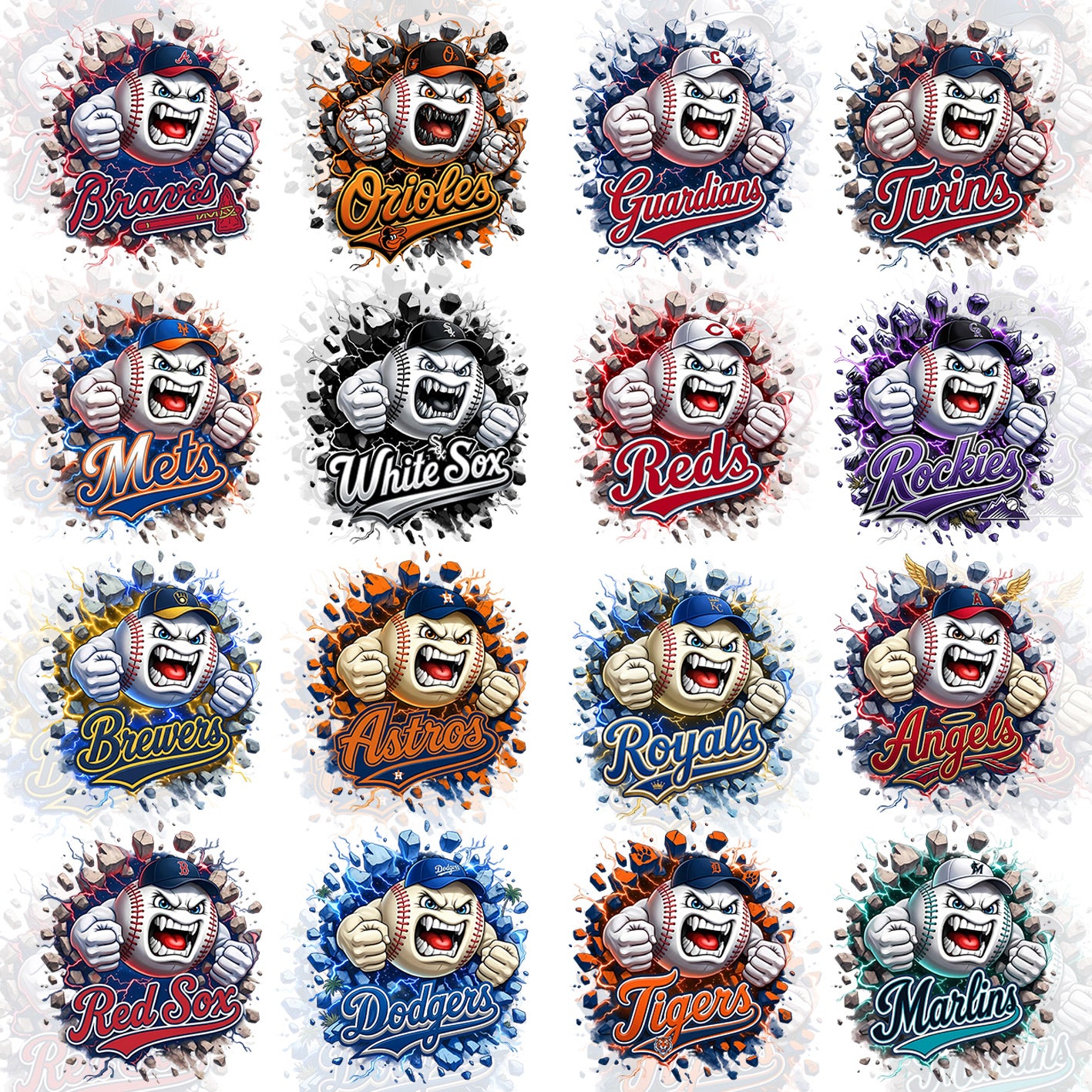 30 Angry MLB T Shirt Designs