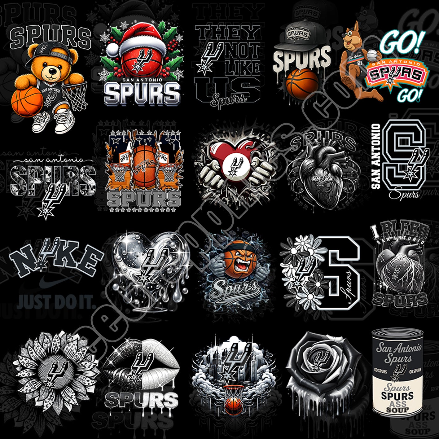 20 San Antonio Spurs T Shirt Designs