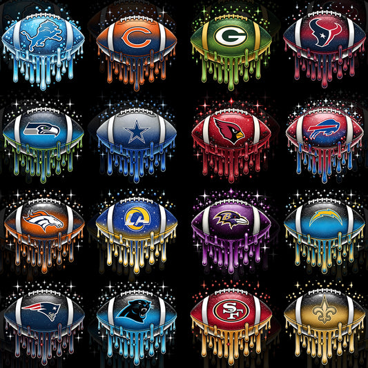 32 Dripping Ball NFL T Shirt Deisgns