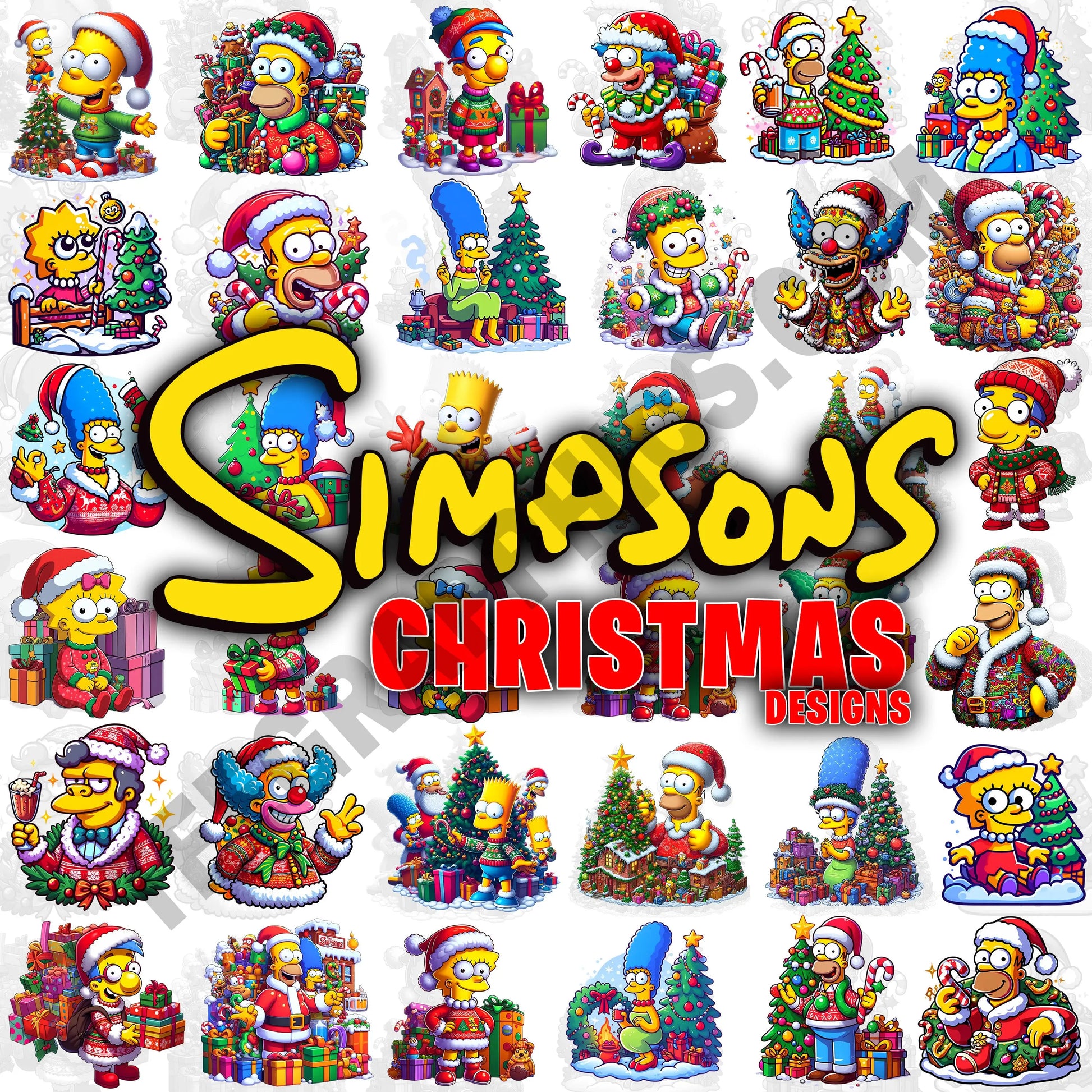 Simpson Christmas T Shirt Designs TeeGrapphics