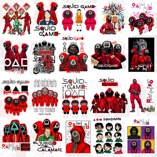 45 Squid Game T Shirt Designs
