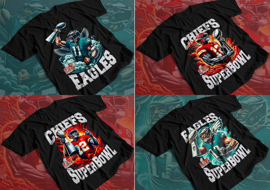 4 SuperBowl T Shirt Designs