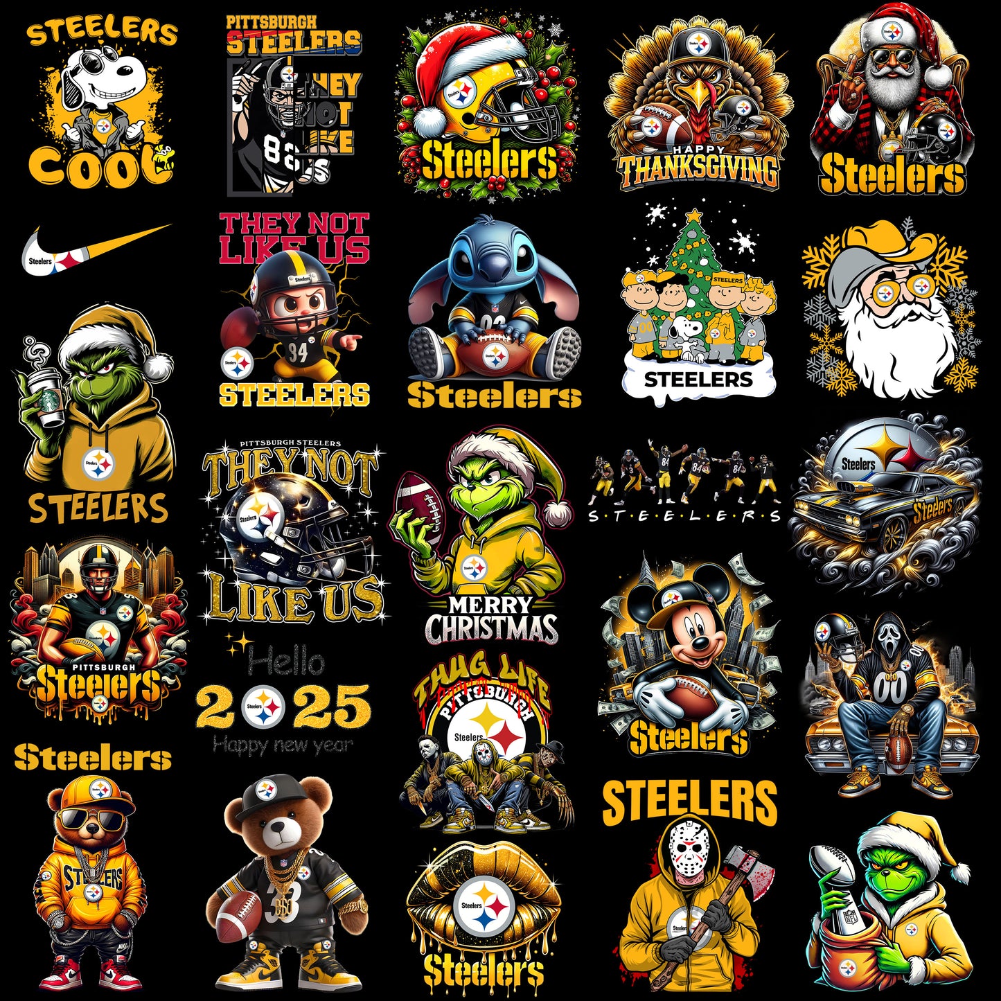 50 Pittsburgh Steelers T Shirt Designs