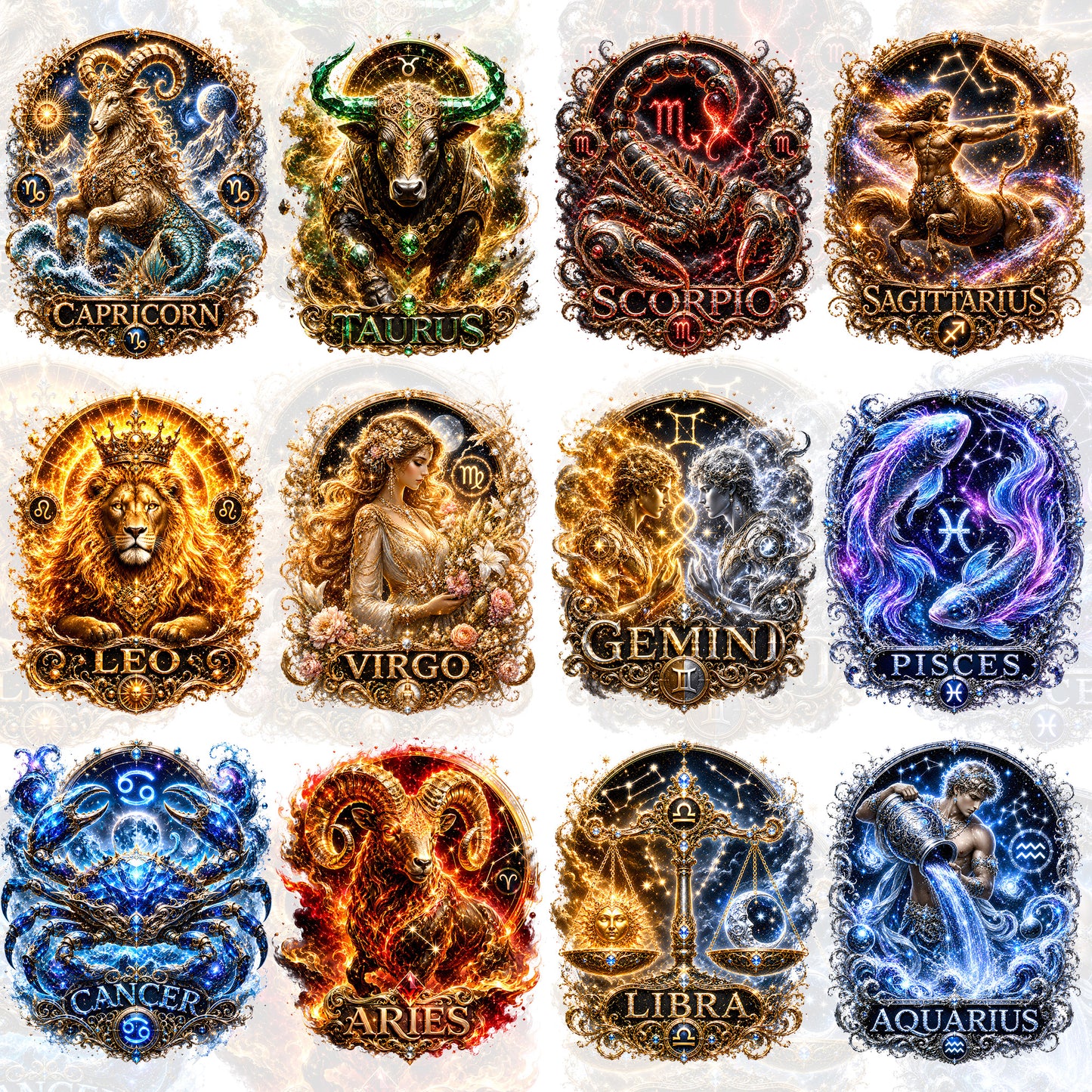 12 Exclusive Zodiac T Shirt Designs