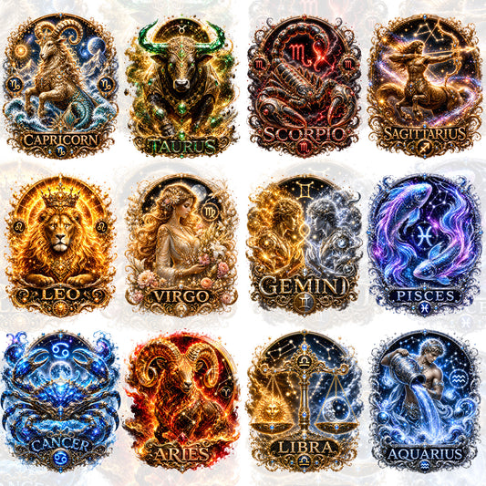 12 Exclusive Zodiac T Shirt Designs