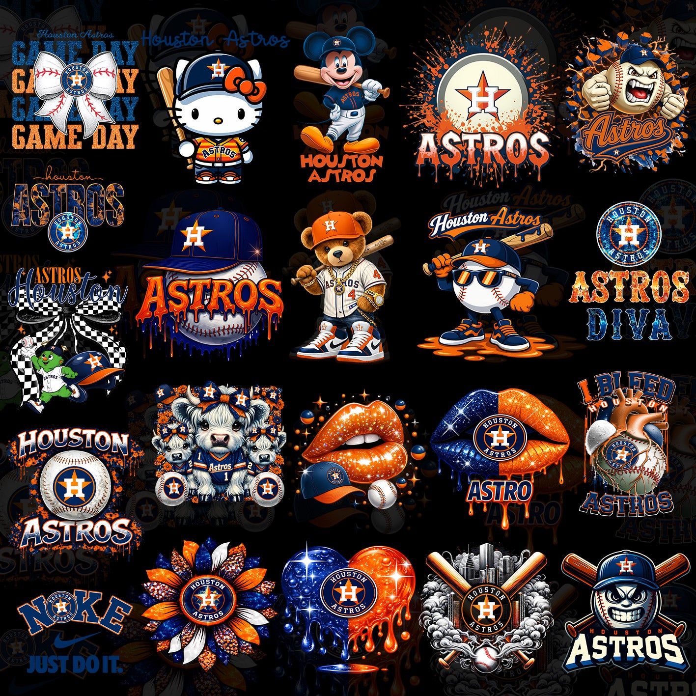20 Houston Astro T Shirt Designs