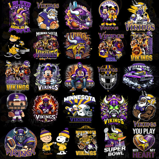 50 Minnesota Vikings T Shirt Designs