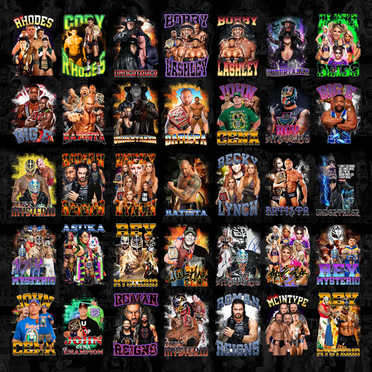 100 WWE T Shirt Designs