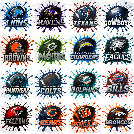 32 Splash NFL T shirt Designs