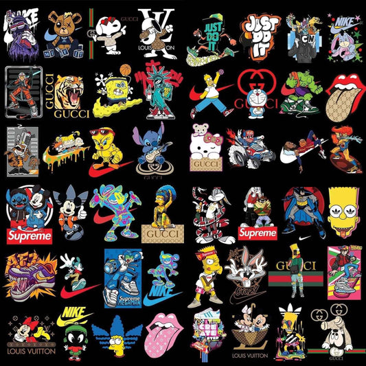 100 Brand Cartoon T Shirt Designs