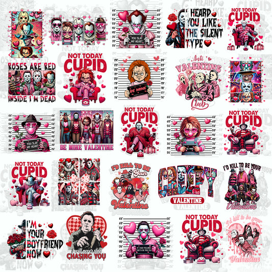 25 Horror Valentine's Day T Shirt Designs