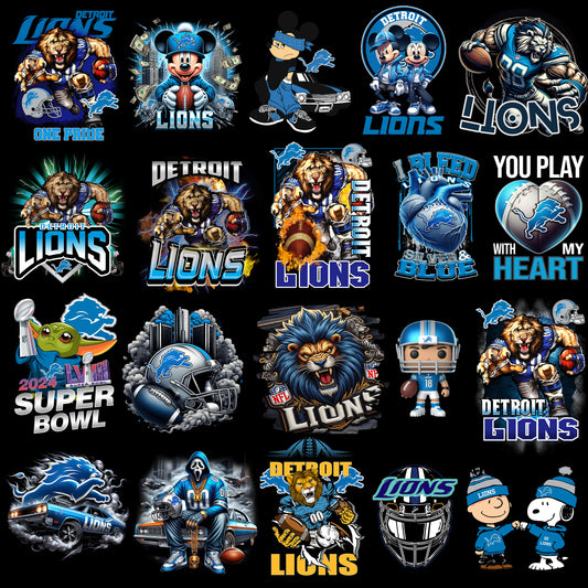 50 Detroit Lions T Shirt Designs