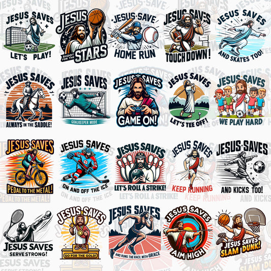 20 Jesus Sport T Shirt Designs