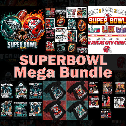 SuperBowl Mega Bundle T Shirt Designs