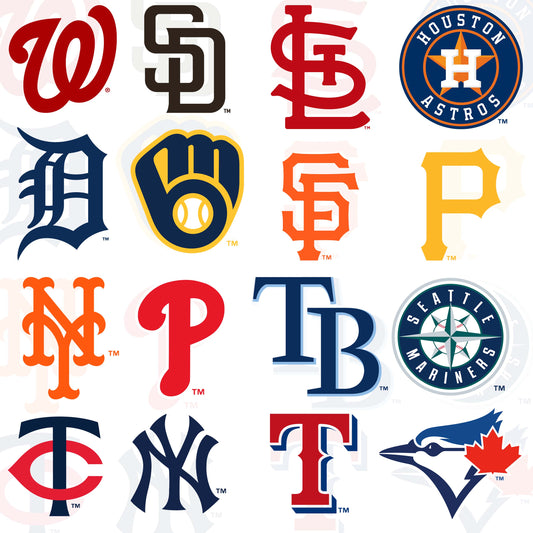 30 MLB All Teams Logos