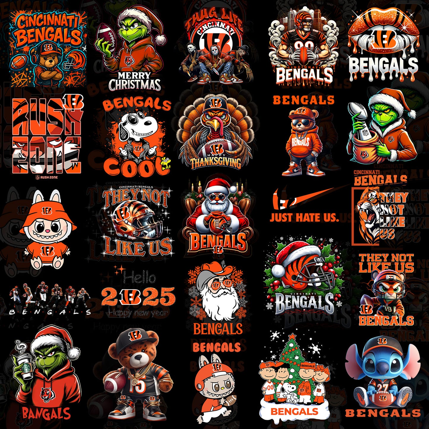 50 Cincinnati Bengals T Shirt Designs
