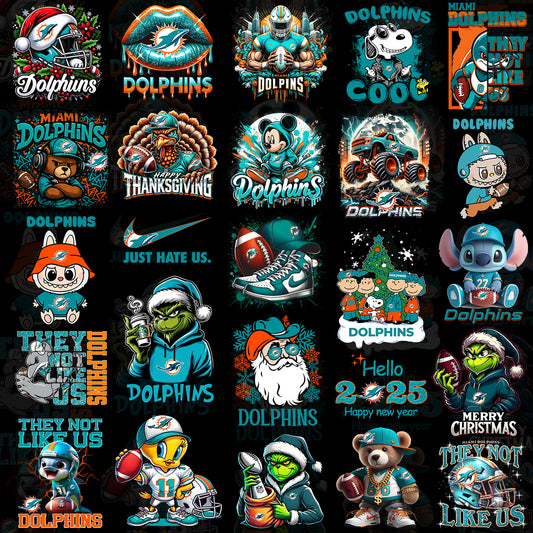 50 Miami Dolphins T Shirt Designs