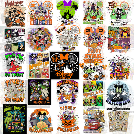 60 Halloween Disney T Shirt Designs