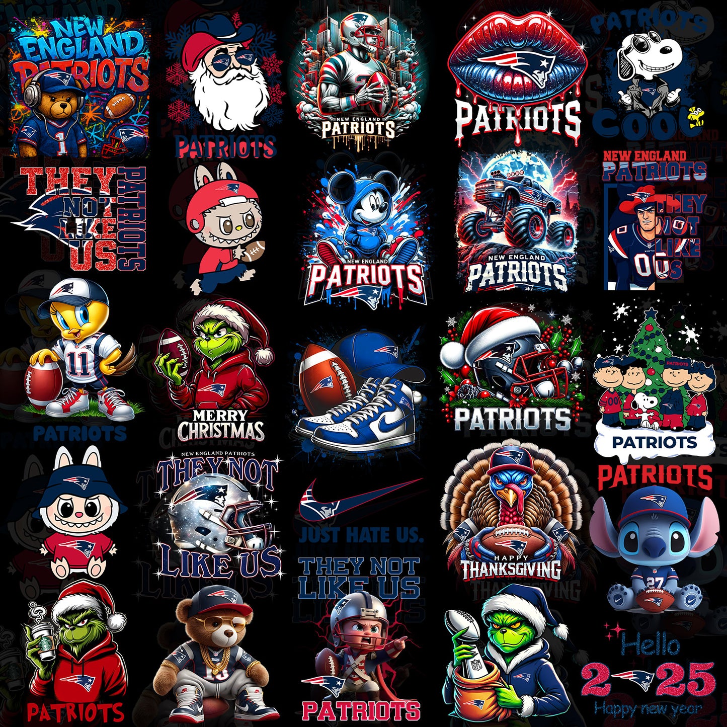 50 New England Patriots T Shirt Designs