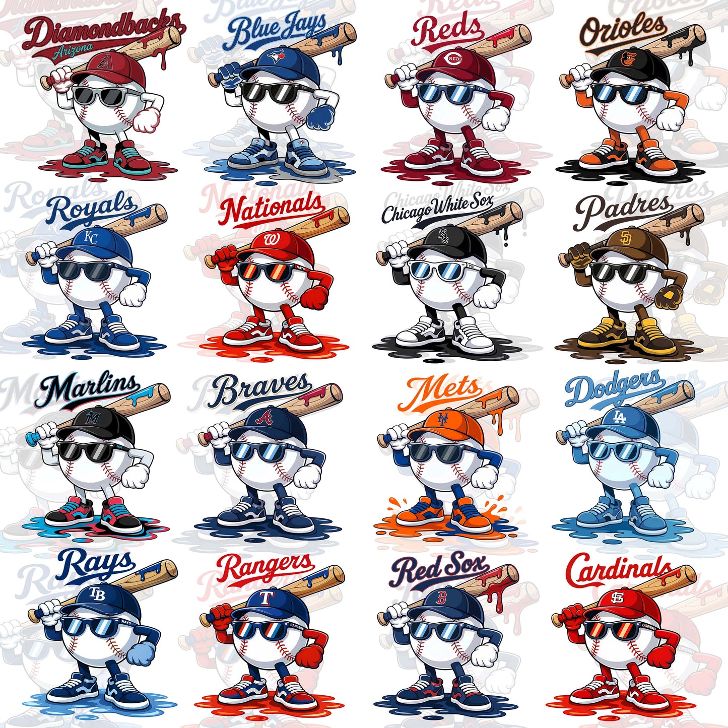 30 MLB Ball T Shirt Designs
