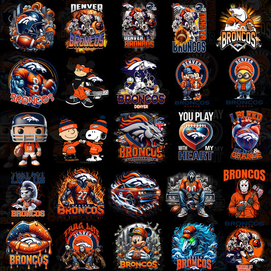 50 Denver Broncos T Shirt Designs