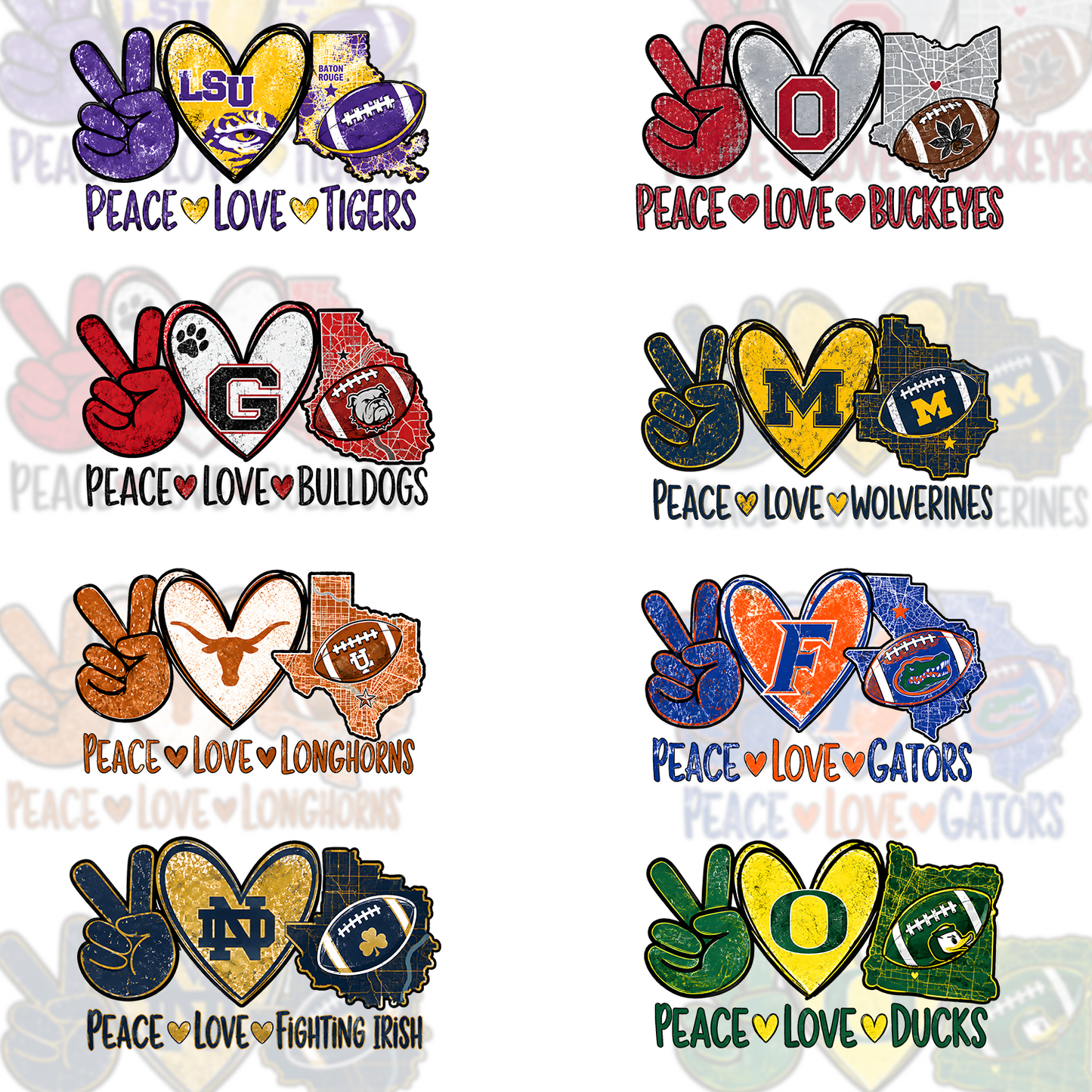 32 NFL Heart Designs PNG, FREE College Teams