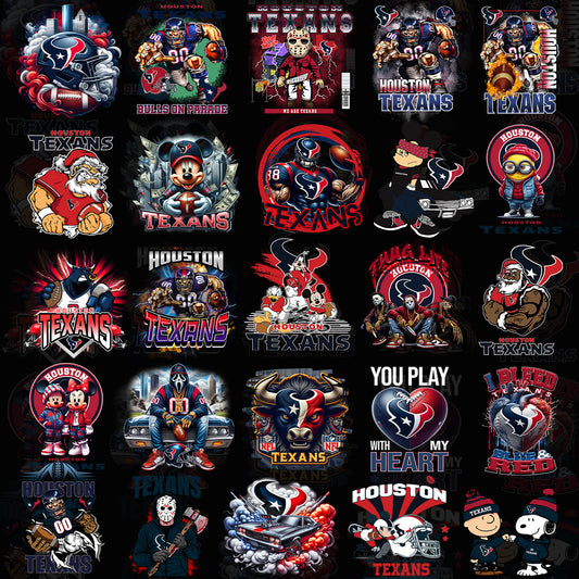50 Houston Texan T Shirt Designs