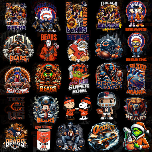 50 Chicago Bear T Shirt Designs