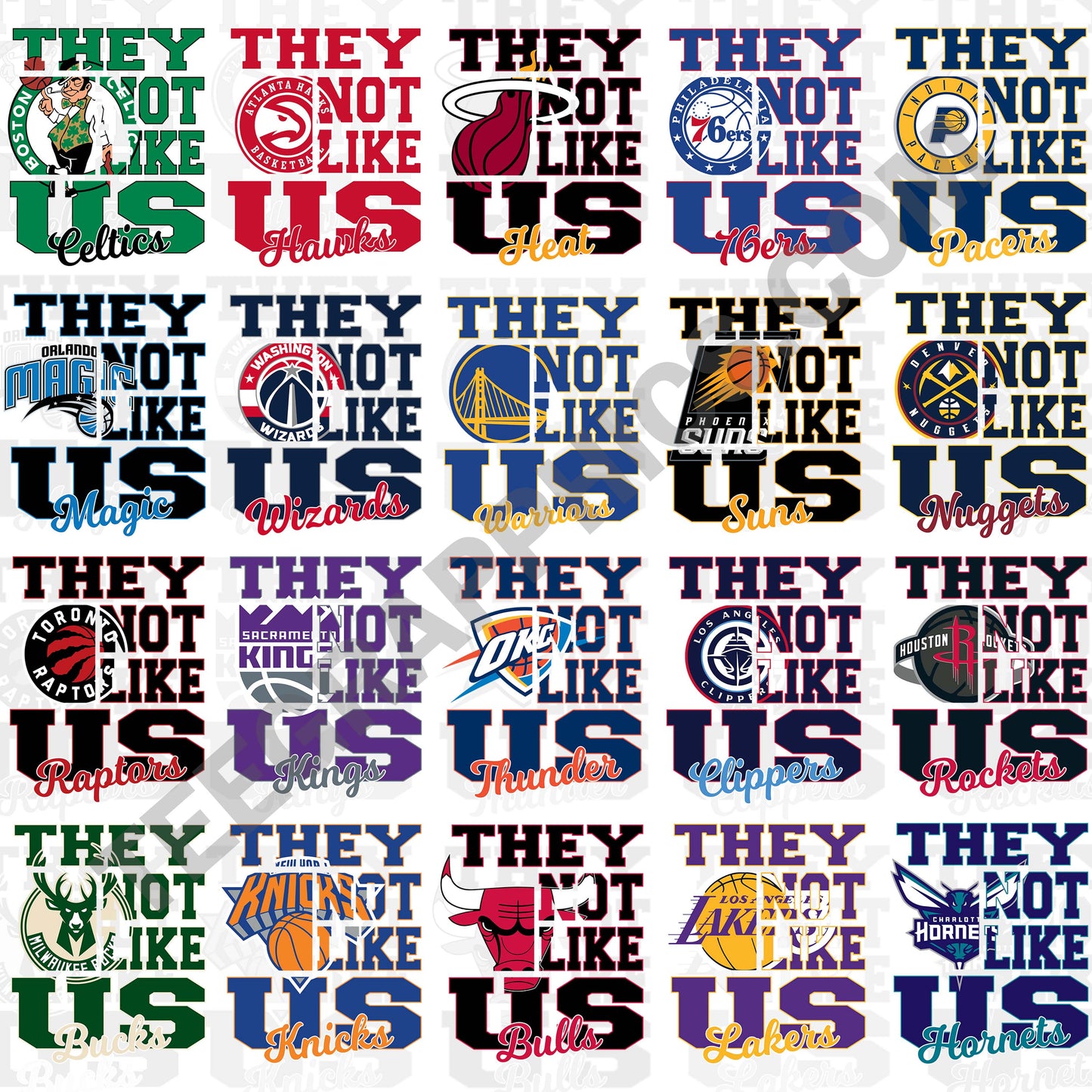 30 They Not Like Us NBA Designs