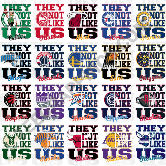 30 They Not Like Us NBA Designs