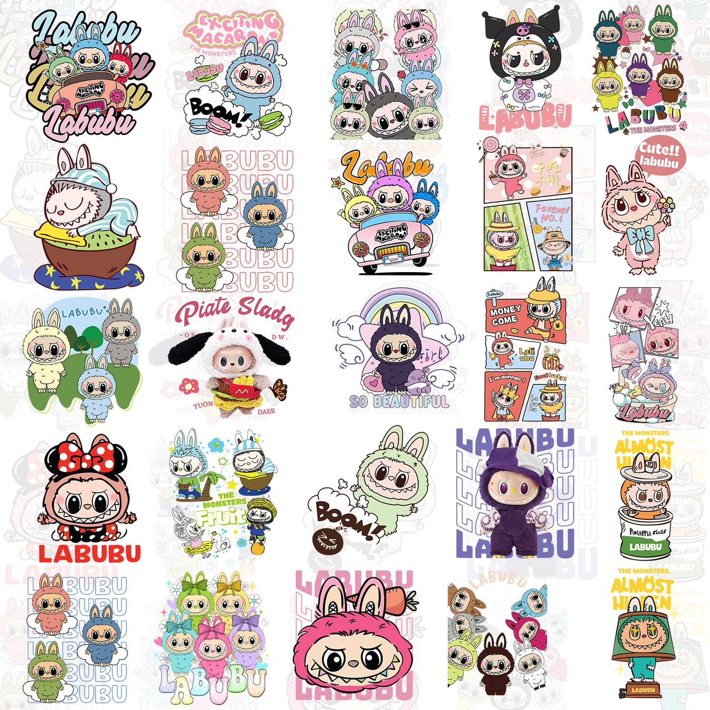 75 Popular LABUBU T Shirt Designs