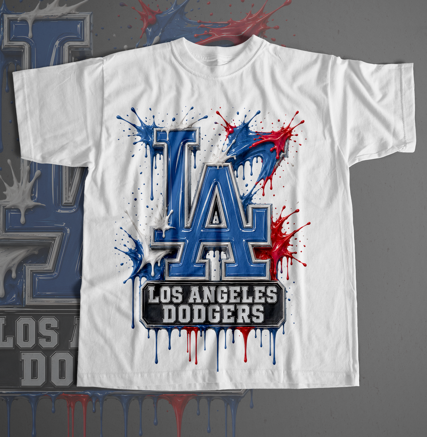 30 MLB Paint Splash T Shirt Designs